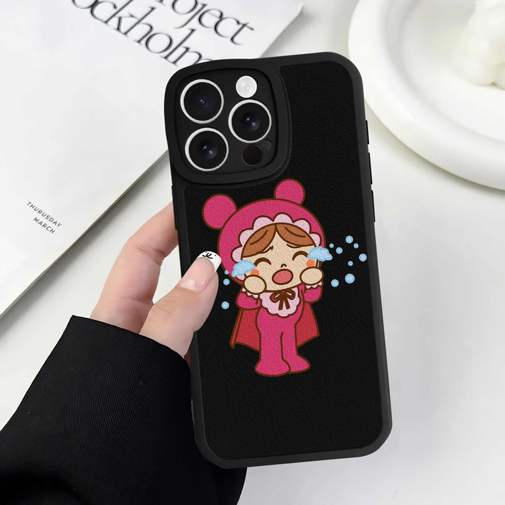 （画像用） アンパンマン Anpanman 【iPhone 16シリーズ対応】シリコンスマホケース（レザー調） 材質：シリコン